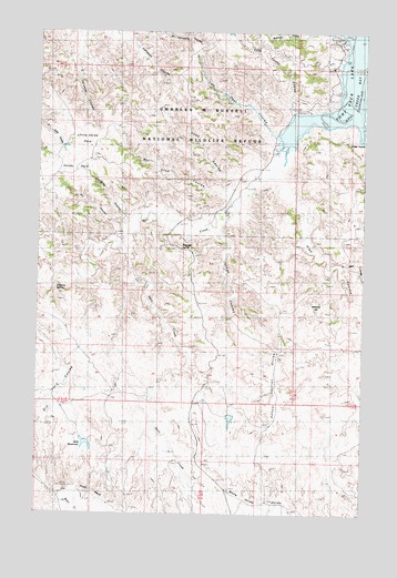 Maloney Hill, MT USGS Topographic Map