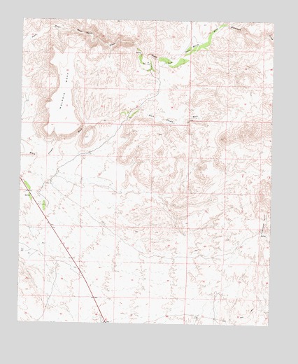 Malpais Mesa, AZ USGS Topographic Map