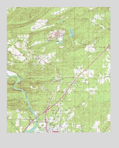 Malvern North, AR USGS Topographic Map