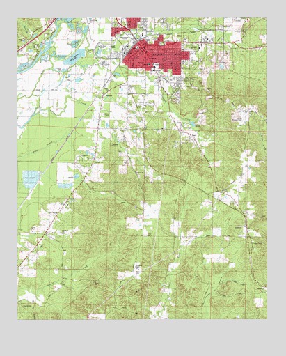 Malvern South, AR USGS Topographic Map