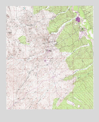 Mammoth, AZ USGS Topographic Map