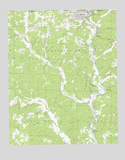 Mammoth Spring, AR USGS Topographic Map