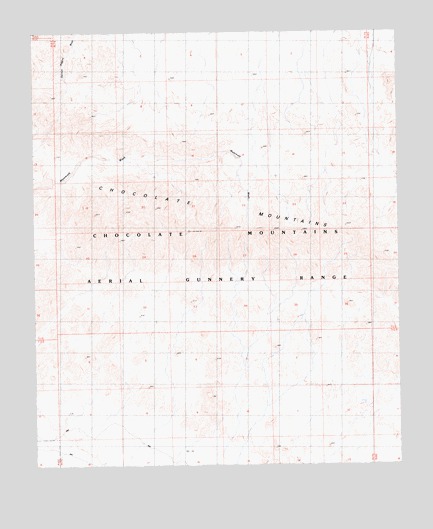 Mammoth Wash, CA USGS Topographic Map