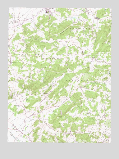 Manatawny, PA USGS Topographic Map