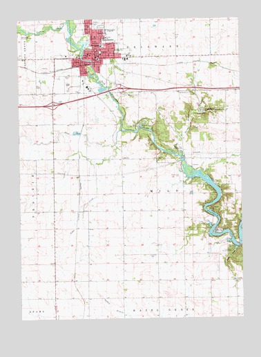 Manchester, IA USGS Topographic Map