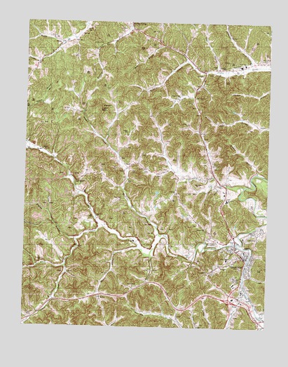 Manchester, KY USGS Topographic Map