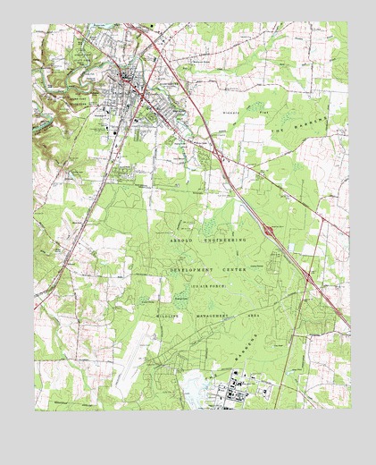Manchester, TN USGS Topographic Map