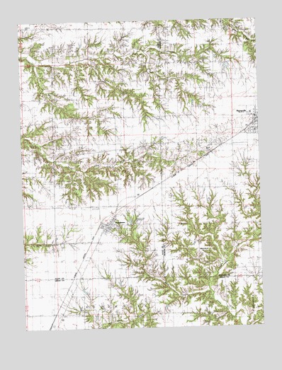 Manchester, IL USGS Topographic Map