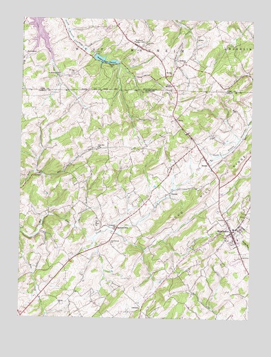 Manchester, MD USGS Topographic Map