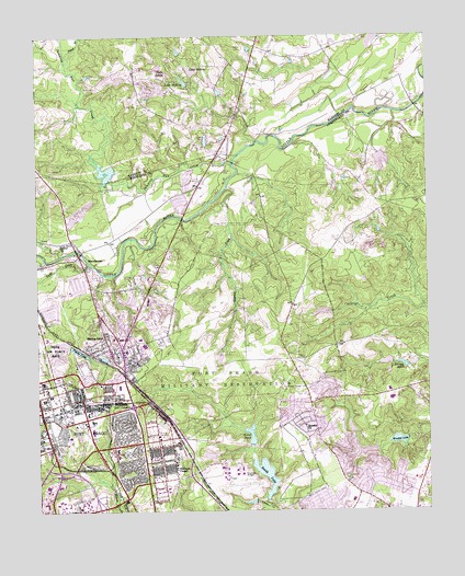 Manchester, NC USGS Topographic Map