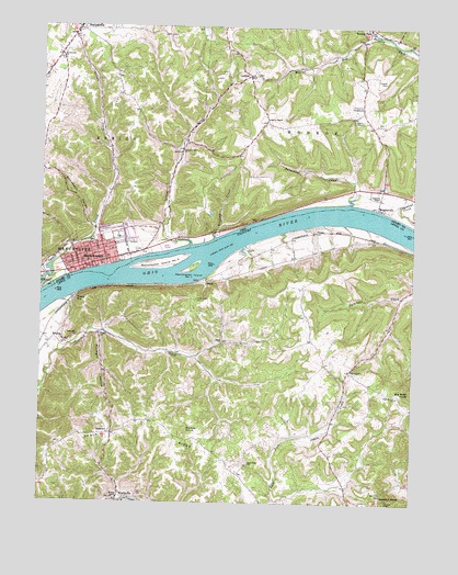 Manchester Islands, KY USGS Topographic Map