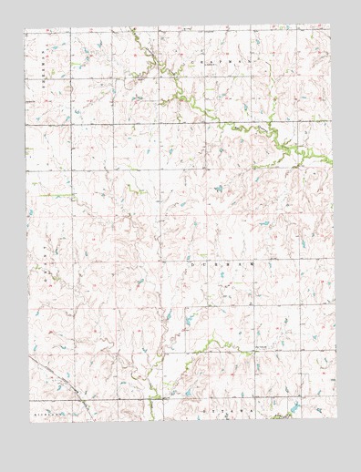 Manchester NW, KS USGS Topographic Map
