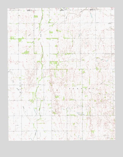 Manchester NW, OK USGS Topographic Map