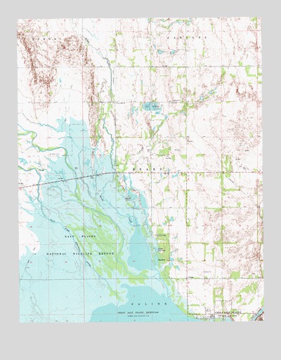 Manchester SW, OK USGS Topographic Map