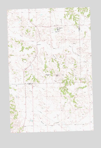Mandaree, ND USGS Topographic Map