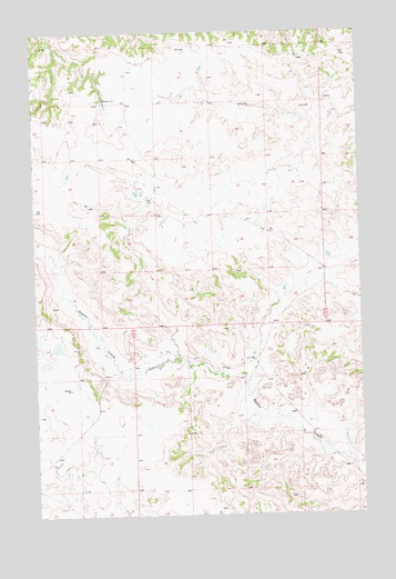 Mandaree NE, ND USGS Topographic Map