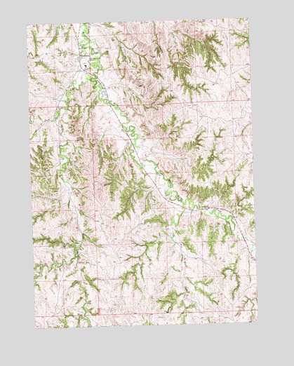 Manderson, SD USGS Topographic Map