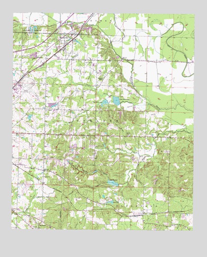 Mandeville, AR USGS Topographic Map