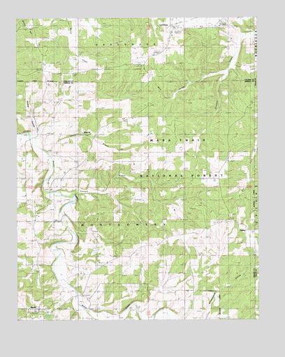 Manes, MO USGS Topographic Map