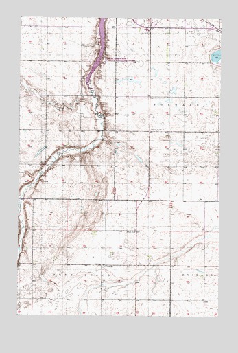 Manfred NW, ND USGS Topographic Map