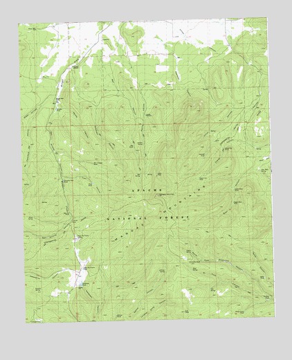 Mangas Mountain, NM USGS Topographic Map