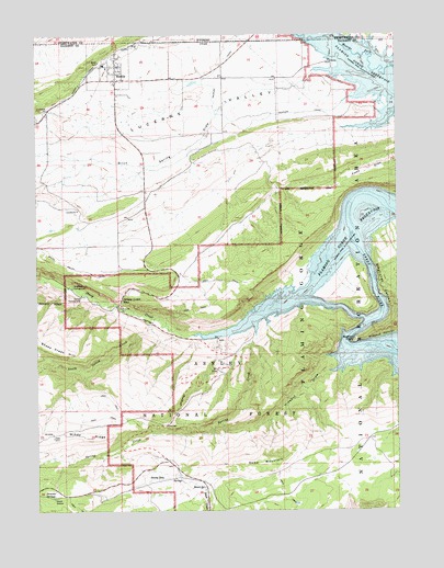 Manila, UT USGS Topographic Map