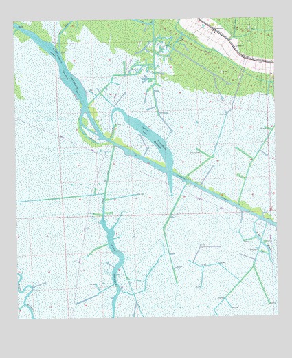 Bayou Cocodrie, LA USGS Topographic Map