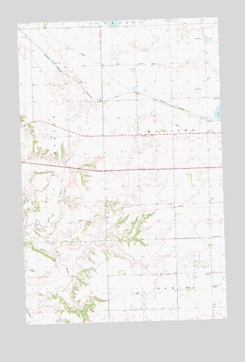 Manitou, ND USGS Topographic Map