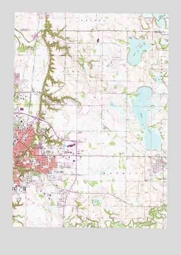 Mankato East, MN USGS Topographic Map