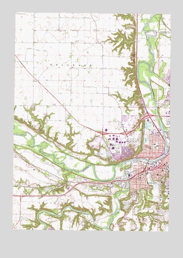 Mankato West, MN USGS Topographic Map