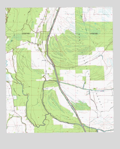 Bayou Jack, LA USGS Topographic Map