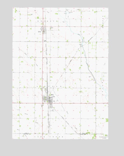 Manly, IA USGS Topographic Map