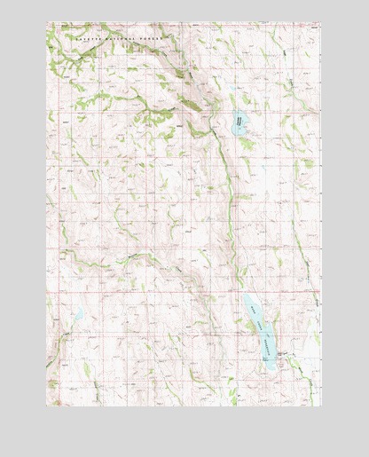 Mann Creek NW, ID USGS Topographic Map