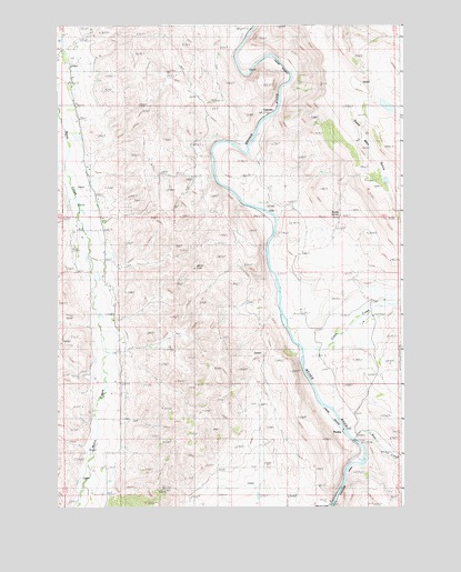 Mann Creek SE, ID USGS Topographic Map