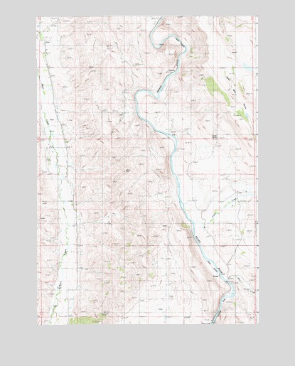 Mann Creek Se Id Topographic Map Topoquest 8078