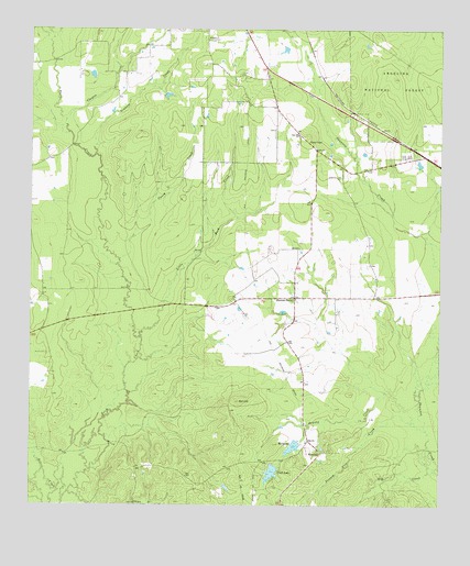 Manning, TX USGS Topographic Map