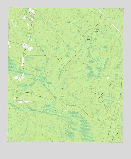Manningtown, GA USGS Topographic Map