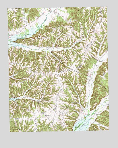 Mannsville, KY USGS Topographic Map