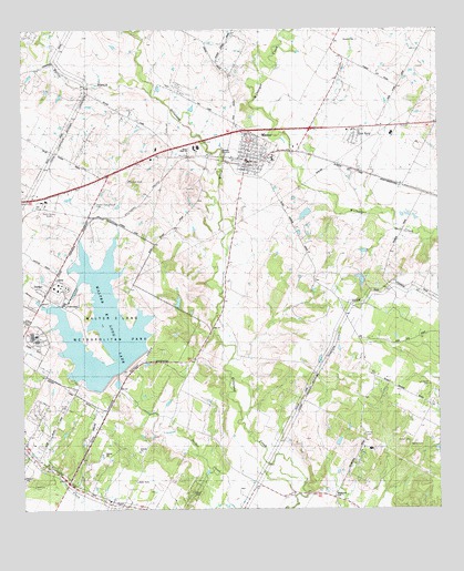 Manor, TX USGS Topographic Map