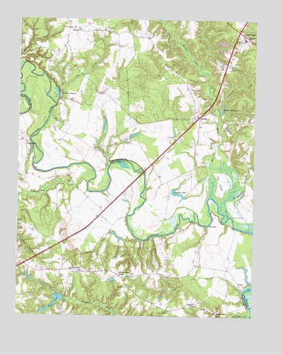 Manquin, VA USGS Topographic Map