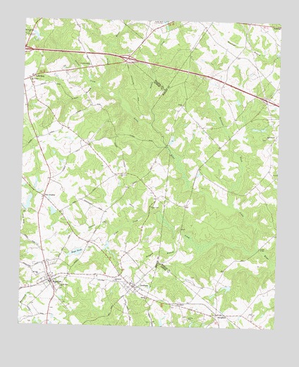 Mansfield, GA USGS Topographic Map