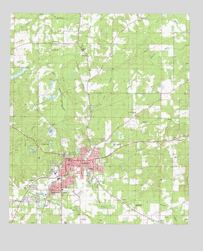 Mansfield, LA USGS Topographic Map