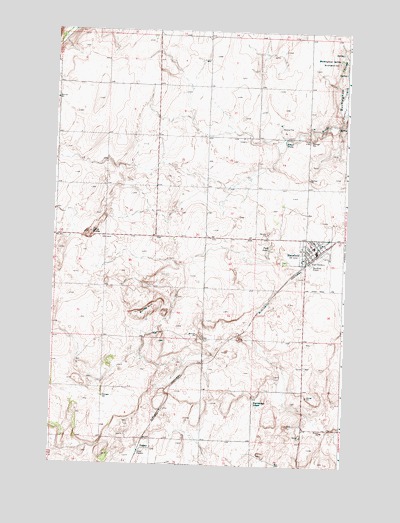Mansfield, WA USGS Topographic Map