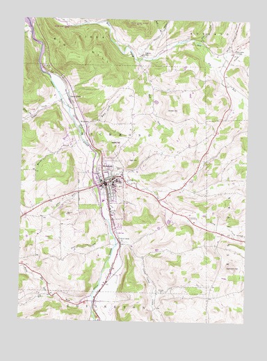 Mansfield, PA USGS Topographic Map