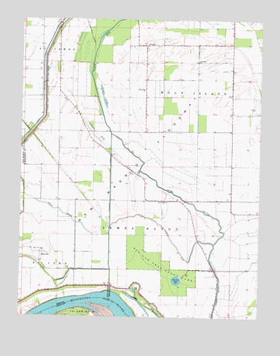 Bayouville, MO USGS Topographic Map