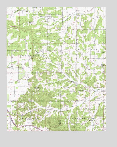 Mansfield NW, MO USGS Topographic Map