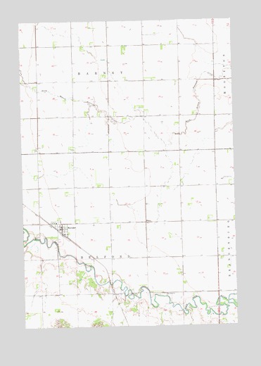Mantador, ND USGS Topographic Map