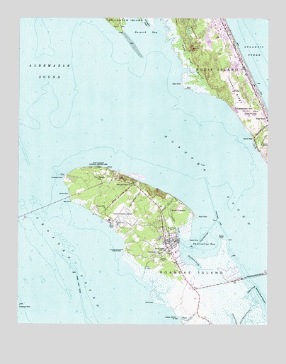 Manteo, NC USGS Topographic Map