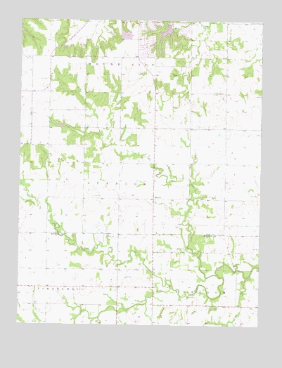 Mantey, KS USGS Topographic Map