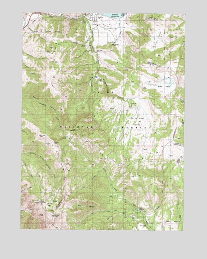 Mantua, UT USGS Topographic Map